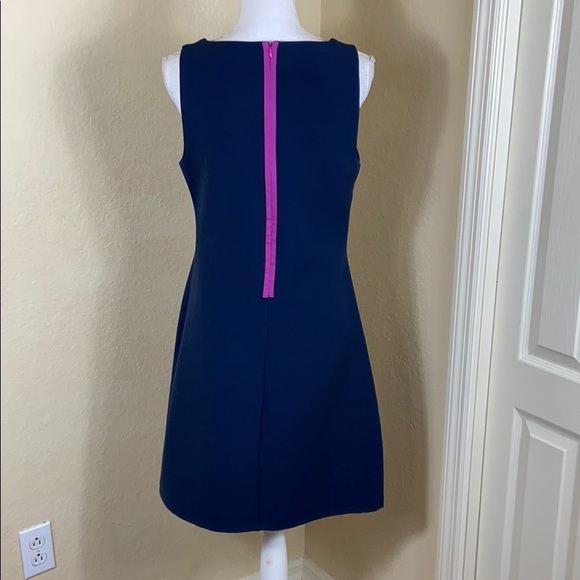 ellie kai Dresses & Skirts - Euc Ellie Kai sleeveless navy exposed zip dress 6
